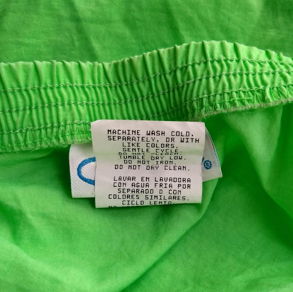 💚Host Pick✨Vintage 90's Catalina Neon Green Skirt - Picture 6 of 7